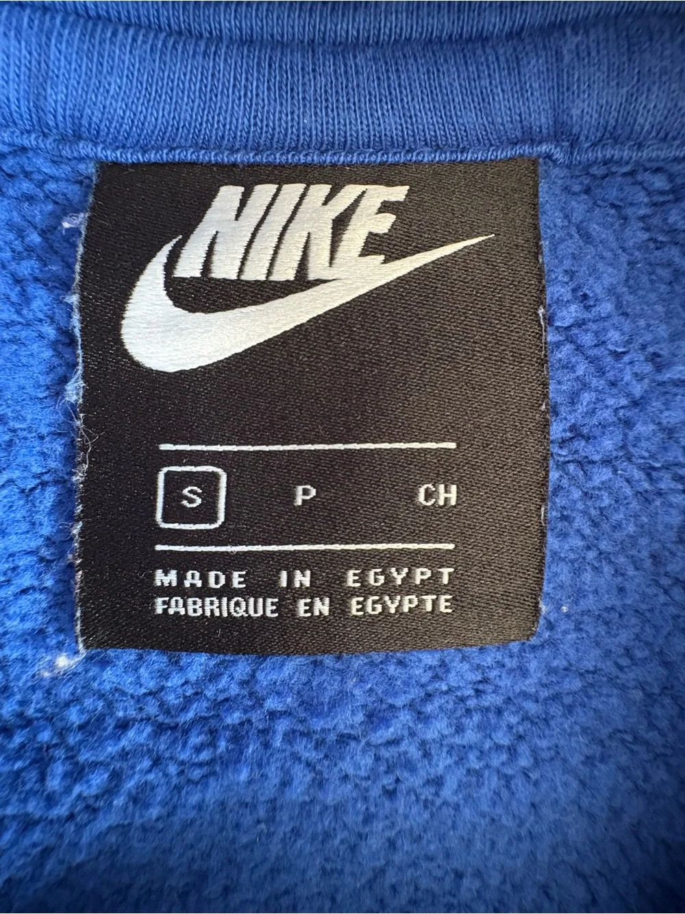 Nike Sportswear Club Fleece All Over Swoosh Print Blue Hoodie Mens Small S